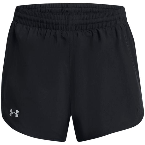 Spodenki do biegania damskie Under Armour Fly By 2in1. Czarne szorty Under Armour, bez wzorów, sportowe. Za 169.50 zł.