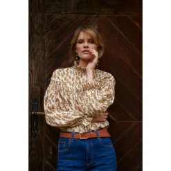 Bluzka Damska Josephine BS Autumn Leaves. Bluzki blue shadow, uniwersalny, bez wzorów, z poliesteru, boho, bez kołnierzyka, bez ramiączek. W wyprzedaży za 77.97 zł.