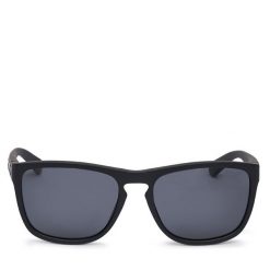 Okulary przeciwsłoneczne Polaroid. Czarne okulary przeciwsłoneczne Polaroid, bez wzorów. Za 139.99 zł.