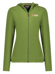 Canadian Peak Kurtka polarowa "Tugoodeak" w kolorze zielonym rozmiar: XXL. Zielone kurtki Canadian Peak, xxl, bez wzorów, z polaru, bez kaptura. Za 56.99 zł.