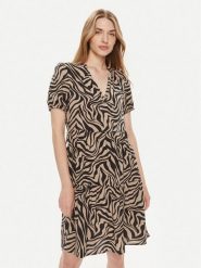 ONLY Sukienka letnia Nova 15222215 Czarny Regular Fit. Czarne sukienki ONLY, xs, bez wzorów, z wiskozy, bez kołnierzyka, bez ramiączek. Za 89.99 zł.