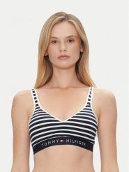 Tommy Hilfiger Biustonosz top UW0UW05205 Granatowy. Niebieskie biustonosze Tommy Hilfiger, xl, bez wzorów, z bawełny, bez kołnierzyka, bez ramiączek. Za 189.99 zł.