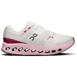 Buty do biegania damskie On Cloudsurfer 2 ivory/peony. Białe buty do biegania On, bez wzorów, z materiału, bez zapięcia, do biegania. Za 809.99 zł.