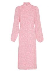 MOSS COPENHAGEN Sukienka "Elanina Rikkelie" w kolorze jasnoróżowym rozmiar: XL. Różowe sukienki Moss Copenhagen, xl, bez wzorów, bez kołnierzyka, bez ramiączek, maxi. Za 143.22 zł.