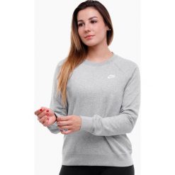 Bluza sportowa damska Nike Essentials Crew FLC. Szare bluzy bez kaptura Nike, bez wzorów, bez kaptura. Za 242.00 zł.