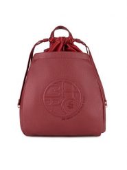Beverly Hills Polo Club Plecak BHPC-K-041-06 Czerwony. Czerwone plecaki Beverly Hills Polo Club, bez wzorów, z materiału, bez dodatków. Za 174.99 zł.