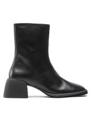 Vagabond Shoemakers Botki Ansie 5445-001-20 Czarny. Czarne botki Vagabond Shoemakers, bez wzorów, ze skóry, bez obcasa, na słupku, bez zapięcia. Za 759.99 zł.