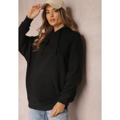 Czarna Bluza z Kapturem Foss. Czarne bluzy Renee, s, bez wzorów, z dzianiny, casualowe, bez ramiączek, z kapturem. W wyprzedaży za 79.99 zł.