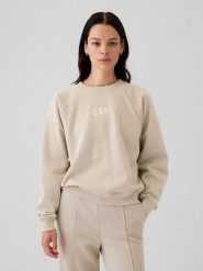 GAP Bluza w kolorze beżowym rozmiar: XL. Brązowe bluzy GAP, xl, bez wzorów, bez ramiączek, bez kaptura. Za 175.67 zł.
