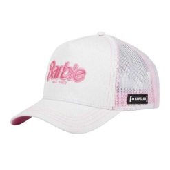 Damska Czapka Z Daszkiem Barbie. Białe czapki z daszkiem CapsLab, bez wzorów. Za 206.99 zł.