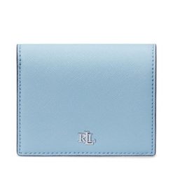 Mały Portfel Damski LAUREN RALPH LAUREN. Niebieskie portfele Lauren Ralph Lauren, bez wzorów. Za 319.99 zł.