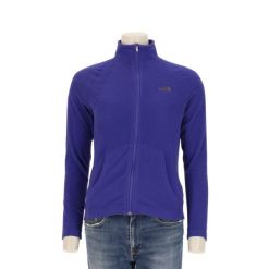 Second life - Kurtka polarowa damska The North Face - Jak nowy. Fioletowe kurtki przeciwdeszczowe The North Face, l, bez wzorów, z materiału, bez kaptura, trekkingowe. Za 153.32 zł.