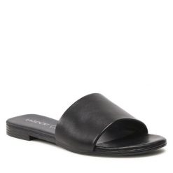 Klapki Lasocki. Czarne klapki Lasocki, bez wzorów, bez obcasa, bez zapięcia. Za 99.99 zł.