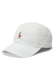 Polo Ralph Lauren Czapka z daszkiem 211954881002 Biały. Białe czapki z daszkiem Polo Ralph Lauren, bez wzorów, z bawełny. Za 369.99 zł.