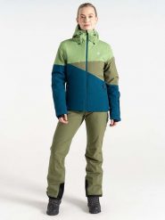 Dare 2b Kurtka narciarska "Ice III" w kolorze zielono-niebieskim rozmiar: 36. Niebieskie kurtki narciarskie Dare 2b, bez wzorów, bez kaptura, narciarskie. Za 260.99 zł.