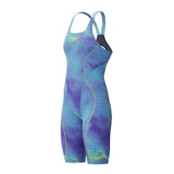 Strój startowy pływacki damski Speedo Fastskin HyperSpark OpenBack. Niebieskie kombinezony Speedo, l, bez wzorów, z dzianiny, bez kołnierzyka, bez ramiączek. Za 391.98 zł.