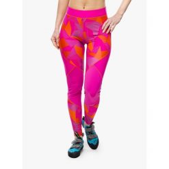 Legginsy wspinaczkowe La Sportiva Dimension Tights. Czarne bielizna termoaktywna damska La Sportiva, bez wzorów, bez ramiączek. Za 338.99 zł.