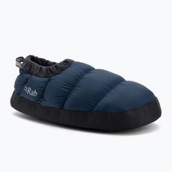 Kapcie Rab Down Hut. Niebieskie kapcie RAB, bez wzorów. Za 269.99 zł.