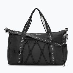 Torba treningowa Cardio Bunny HCB-525 black. Czarne torby sportowe Cardio Bunny, bez wzorów, z materiału, na ramię. Za 79.99 zł.