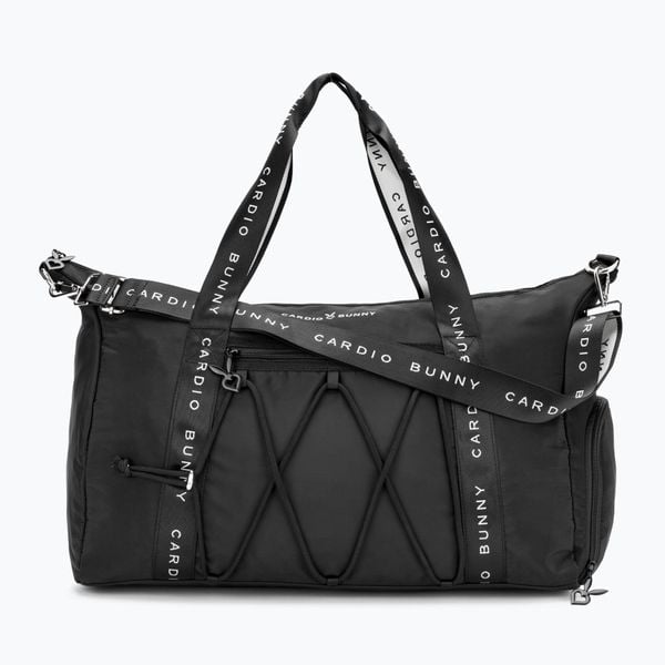 Torba treningowa Cardio Bunny HCB-525 black. Czarne torby sportowe Cardio Bunny, bez wzorów, z materiału, na ramię. Za 79.99 zł.