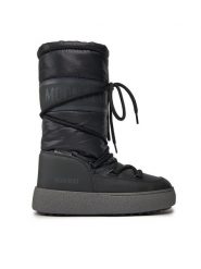 Moon Boot Śniegowce Ltrack High Nylon Wp 24500700001 Czarny. Czarne śniegowce Moon Boot, bez wzorów, z nylonu, bez zapięcia. Za 619.99 zł.