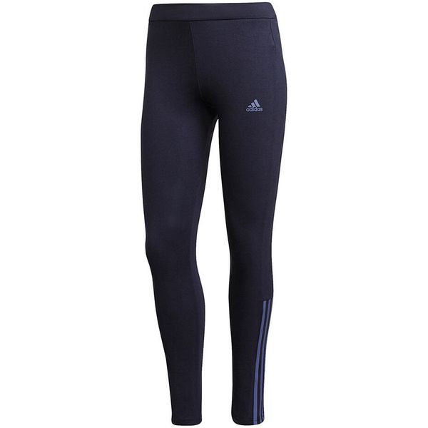 Legginsy damskie adidas Essentials Fitted. Fioletowe legginsy adidas, bez wzorów, sportowe. Za 110.00 zł.