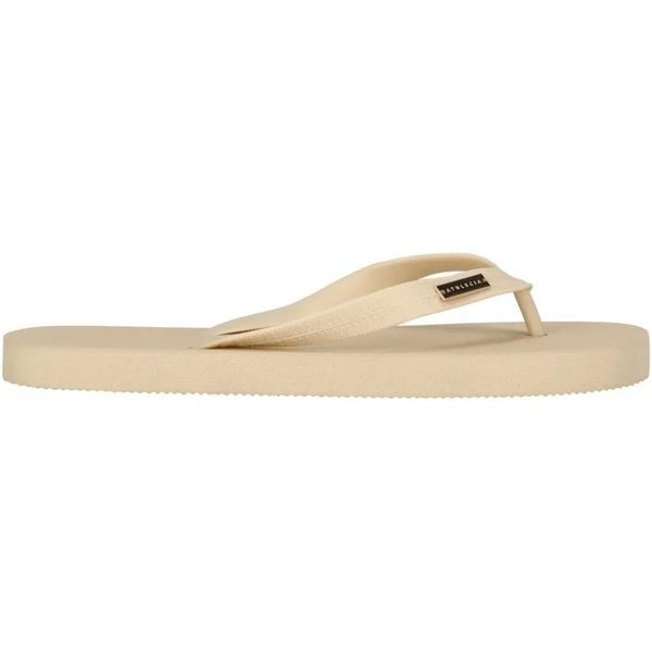 Klapki damskie Athlecia V2. Brązowe klapki Athlecia, bez wzorów, z materiału, eleganckie, bez obcasa, bez zapięcia. Za 146.00 zł.