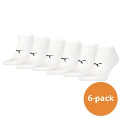 Skarpety Puma Sport Sneaker Light, 6 pary białych. Białe skarpetki Puma, bez wzorów, z elastanu. Za 162.99 zł.