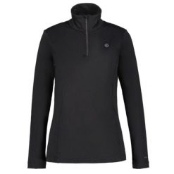 Odzież narciarska - Narciarstwo - Damska - Hailuoto - Bluza - Zwart. Czarna bluzy Luhta, na zimę, l, bez wzorów, z materiału, bez kaptura, narciarskie. Za 213.80 zł.