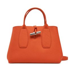 Torebka Longchamp. Brązowe torebki klasyczne Longchamp, bez wzorów, klasyczne, bez dodatków. Za 1,999.00 zł.