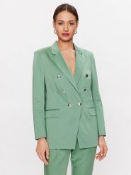 Boss Marynarka 50491291 Zielony Regular Fit. Zielone marynarki i żakiety Boss, bez wzorów, z bawełny, bez ramiączek. Za 1,989.00 zł.