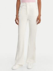 Calvin Klein Jeans Jeansy LV047F746G Biały Flare Fit. Białe jeansy Calvin Klein Jeans, bez wzorów, z bawełny. Za 529.99 zł.