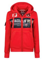 Canadian Peak Bluza "Fipeak" w kolorze czerwonym rozmiar: XL. Czerwone bluzy Canadian Peak, xl, z aplikacjami, bez ramiączek, bez kaptura. Za 113.99 zł.
