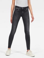 G-Star Dżinsy - Super Skinny fit - w kolorze szarym rozmiar: W26/L32. Szare jeansy G-Star, l, z aplikacjami, klasyczne. Za 172.08 zł.