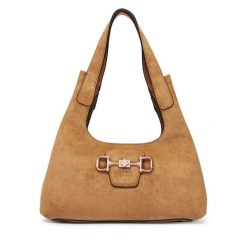 Torebka Guess. Brązowe torebki klasyczne Guess, z aplikacjami, klasyczne, bez dodatków. Za 584.99 zł.