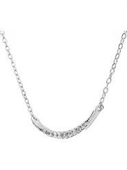 Diamant Vendôme Złoty naszyjnik z diamentowym elementem ozdobnym - dł. 40 cm rozmiar: onesize. Szare naszyjniki Diamant Vendôme, z materiału, z diamentem, złote. Za 1,405.99 zł.