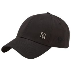 Czapka z daszkiem New Era MLB New York Yankees. Czarne czapki z daszkiem New Era, bez wzorów, eleganckie. Za 99.99 zł.