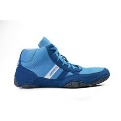Buty zapaśnicze dla dorosłych La Sport Wrestling. Niebieskie buty treningowe LA SPORT, bez wzorów, bez zapięcia. Za 219.00 zł.