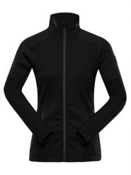 Alpine Pro Kurtka polarowa "Dozera" w kolorze czarnym rozmiar: M/L. Czarne kurtki Alpine Pro, l, bez wzorów, z materiału, bez kaptura. Za 184.46 zł.