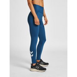 Damskie wysokie legginsy Hummel MT Grace. Zielone legginsy Hummel, bez wzorów, sportowe. Za 263.00 zł.