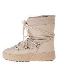 Moon Boot Botki zimowe "Ltrack Tube" w kolorze beżowym rozmiar: 41. Brązowe botki Moon Boot, bez wzorów, bez obcasa, bez zapięcia. Za 543.90 zł.