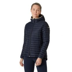 Kurtka uniwersalna damska Helly Hansen Sirdal. Niebieskie kurtki Helly Hansen, s, bez wzorów, z syntetyku, casualowe, z kapturem. Za 559.99 zł.