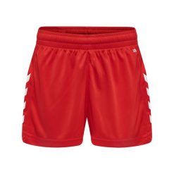 Spodenki piłkarskie dziecięce Hummel Core XK Poly Shorts. Białe szorty Hummel, bez wzorów, sportowe. Za 97.50 zł.