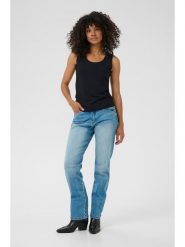 Kaffe Top w kolorze czarnym rozmiar: XXL. Czarne topy Kaffe, xxl, bez wzorów, bez kołnierzyka, bez ramiączek. Za 86.99 zł.