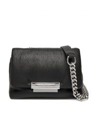 Armani Exchange Torebka XW000357 AF17240 UC001 Czarny. Czarne kopertówki Armani Exchange, bez wzorów, ze skóry, wizytowe, bez dodatków. Za 619.99 zł.