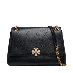 Torebka Tory Burch. Czarne torebki klasyczne Tory Burch, bez wzorów, klasyczne, bez dodatków. Za 2,762.99 zł.