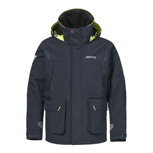 Kurtka wodoodporna Musto BR1 PL Channel. Niebieskie kurtki Musto, xl, bez wzorów, z polaru, eleganckie, bez kaptura. Za 1,259.00 zł.