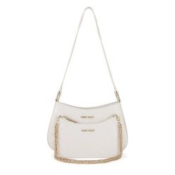 Torebka Nine West. Białe torebki klasyczne Nine West, bez wzorów, klasyczne, bez dodatków. Za 249.99 zł.