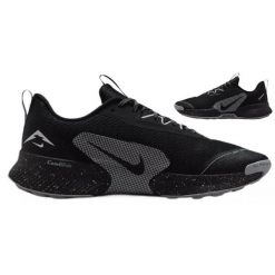 Buty sportowe damskie Nike Juniper Trail 3. Czarne buty treningowe Nike, bez wzorów, bez zapięcia, do biegania. Za 352.99 zł.
