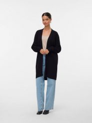 Vero Moda Kardigan w kolorze czarnym rozmiar: M. Czarne swetry Vero Moda, m, bez wzorów, bez ramiączek. Za 105.38 zł.